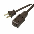 American Imaginations 177.17 in.Brown Plastic Indoor Triple Outlet AI-37242